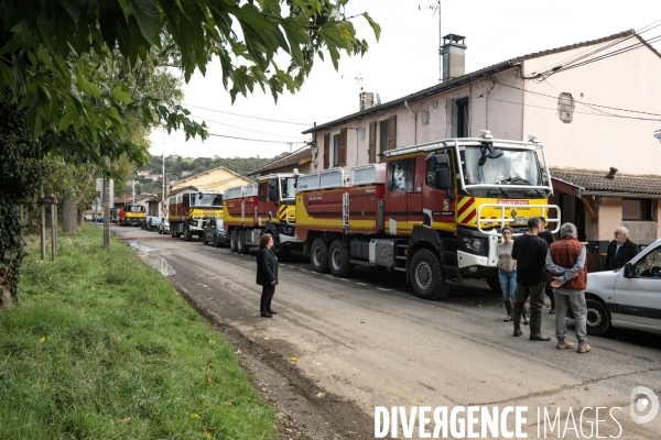 Apres les inondations - Habitations a Givors