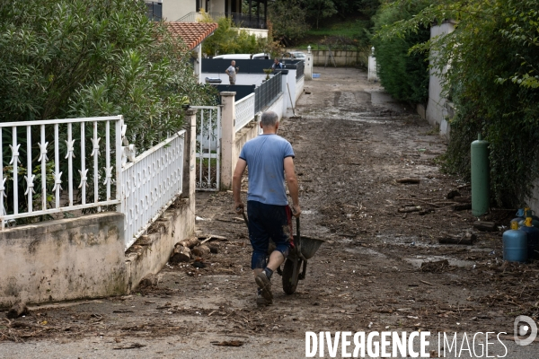 Apres les inondations - Habitations a Givors