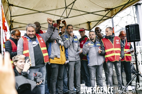 Manifestation de la filiere automobile au salon de l automobile 2024
