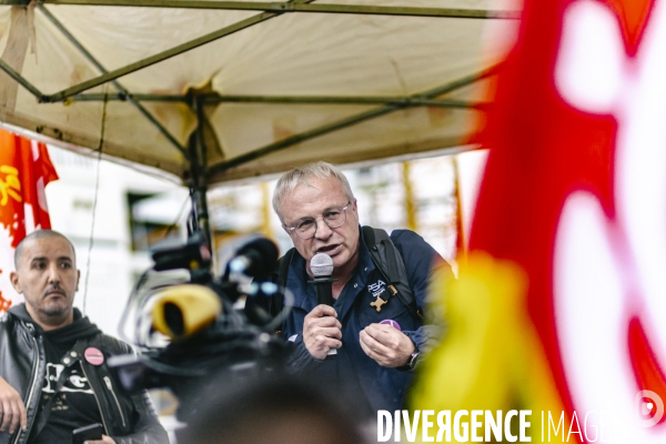 Manifestation de la filiere automobile au salon de l automobile 2024