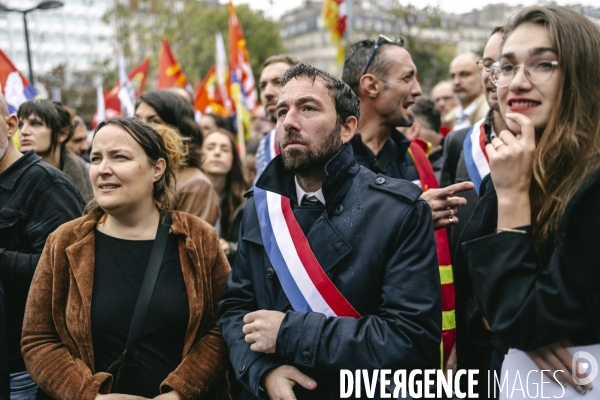 Manifestation de la filiere automobile au salon de l automobile 2024
