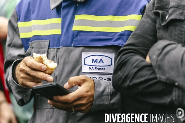 Manifestation de la filiere automobile au salon de l automobile 2024