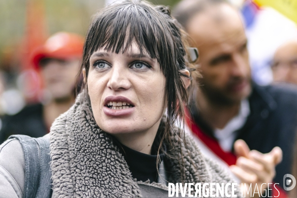 Manifestation de la filiere automobile au salon de l automobile 2024
