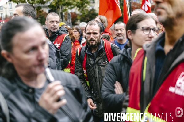 Manifestation de la filiere automobile au salon de l automobile 2024