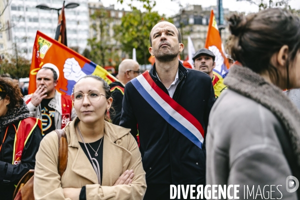 Manifestation de la filiere automobile au salon de l automobile 2024