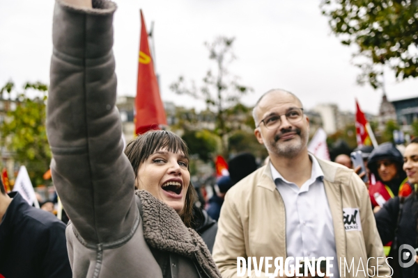 Manifestation de la filiere automobile au salon de l automobile 2024