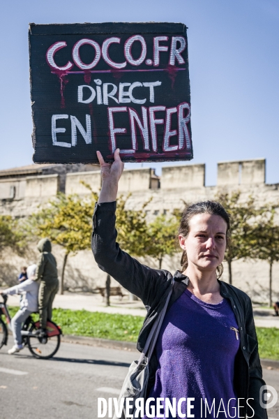 Avignon - Rassemblement en soutien à Gisele P. contre les violences sexuelles