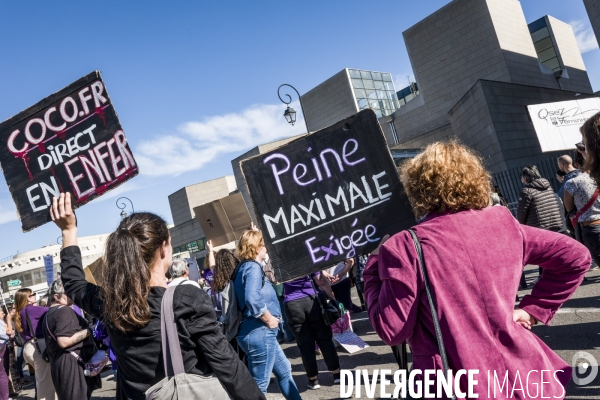 Avignon - Rassemblement en soutien à Gisele P. contre les violences sexuelles