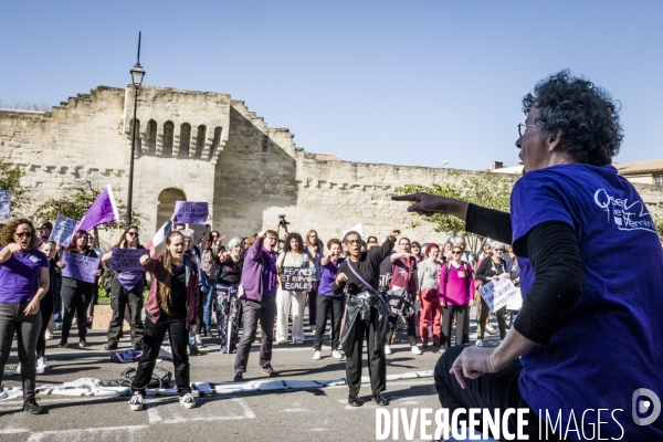 Avignon - Rassemblement en soutien à Gisele P. contre les violences sexuelles