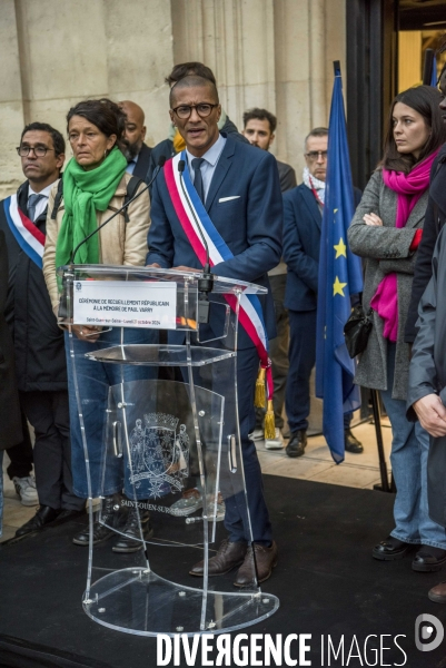 Hommage  Paul Varry   Saint Ouen sur Seine