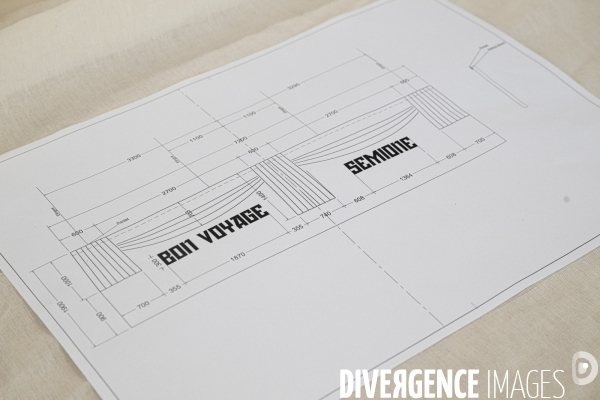 Construction du décor du Suicidé de Nikolaï Erdman, dans les Ateliers de la Comédie Française, à Sarcelles