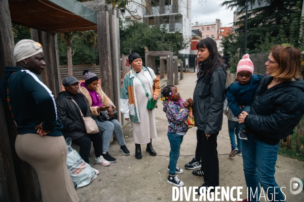Mères remises à la rue avec leurs bébés à Saint Denis