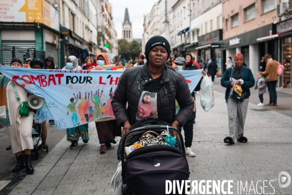 Mères remises à la rue avec leurs bébés à Saint Denis