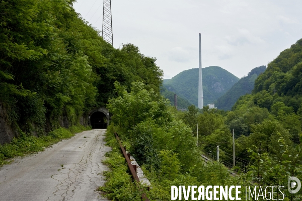 La centrale thermique de Velenje, la dernière centrale à charbon active en Slovénie, juin 2024.