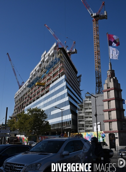 Construction de La tour Triangle 