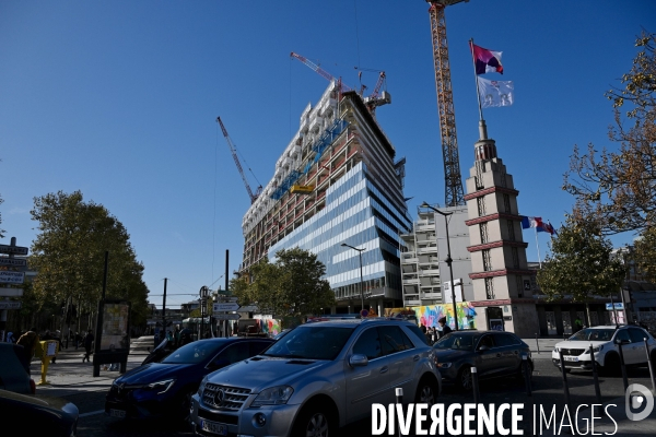 Construction de La tour Triangle 