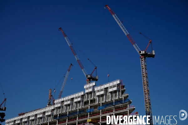 Construction de La tour Triangle 