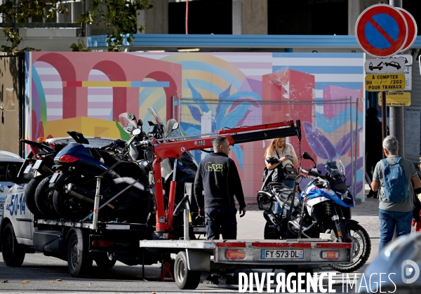Mise en fourrière pour deux roues