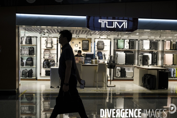 Commerces et boutiques a l aeroport internationale Daxing de Pekin