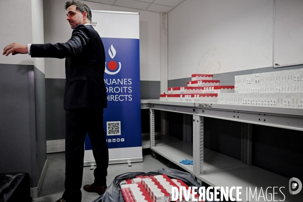 Déplacement de Laurent Saint-Martin, ministre chargé du Budget et des Comptes publics à l aeroport de Roissy Charles-de-Gaulle