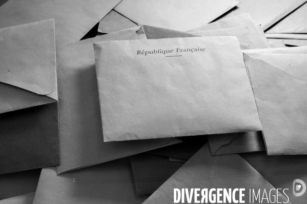 Bureau de vote second tour des élections législatives.