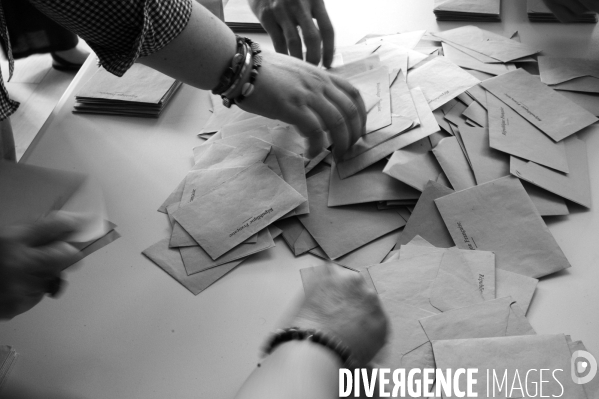 Bureau de vote second tour des élections législatives.