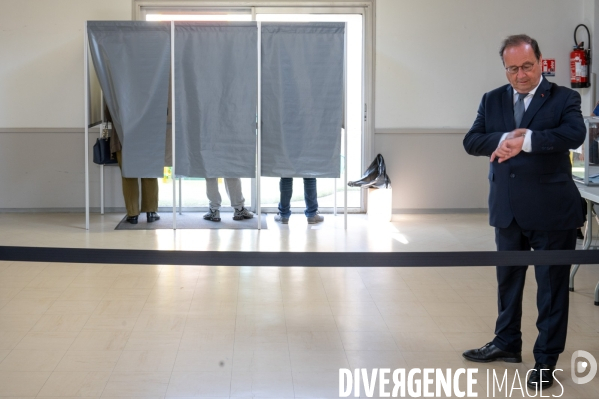 François Hollande, second tour des élections législatives.