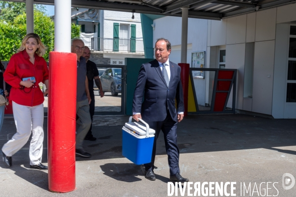 François Hollande, second tour des élections législatives.