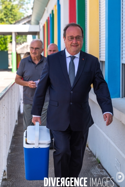 François Hollande, second tour des élections législatives.
