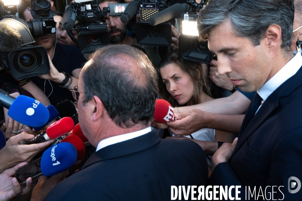 François Hollande, second tour des élections législatives.