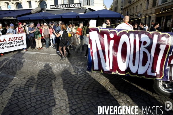 Marche pour la justice et un logement digne