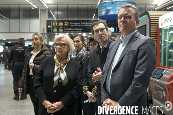 SNCF visite gare Montparnasse ministre transport