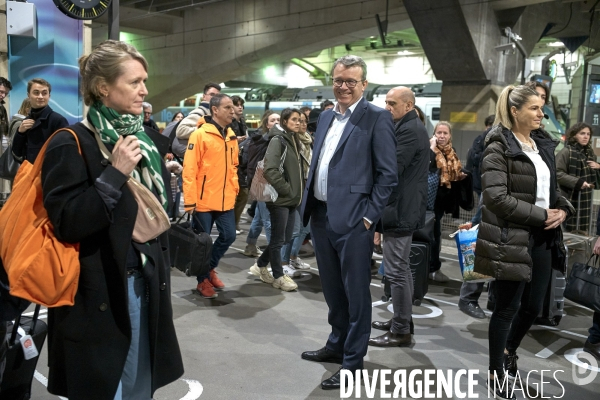 SNCF visite gare Montparnasse ministre transport