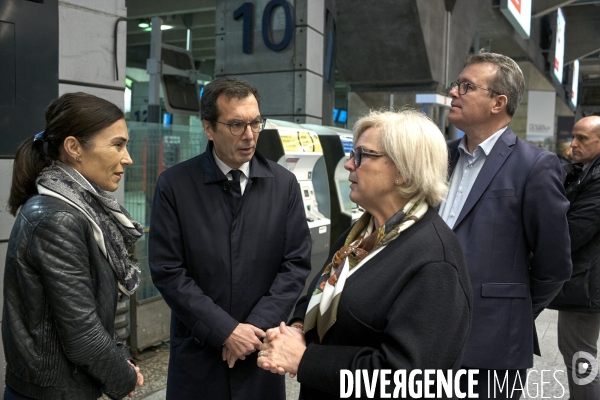 SNCF visite gare Montparnasse ministre transport