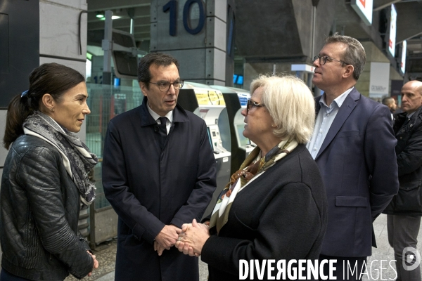 SNCF visite gare Montparnasse ministre transport