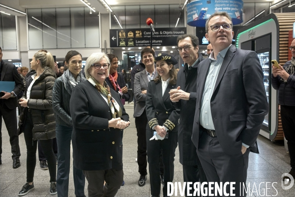 SNCF visite gare Montparnasse ministre transport