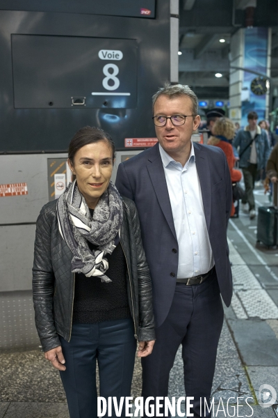 SNCF visite gare Montparnasse ministre transport