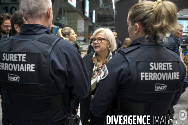 SNCF visite gare Montparnasse ministre transport