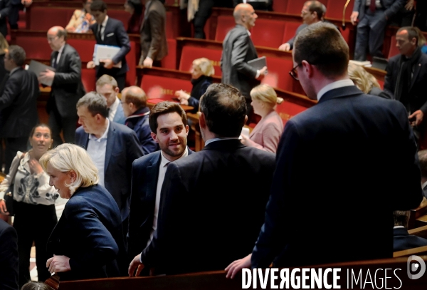 Assemblee nationale/Niche parlementaire du Rassemblement National