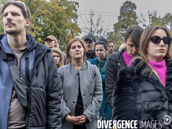 Manifestation à Belgrade pour demander justice après l effondrement d un toit qui a fait 14 morts 