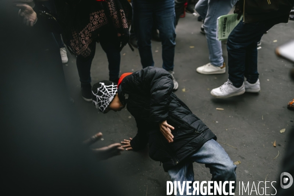 Manifestation de travailleurs sans-papiers