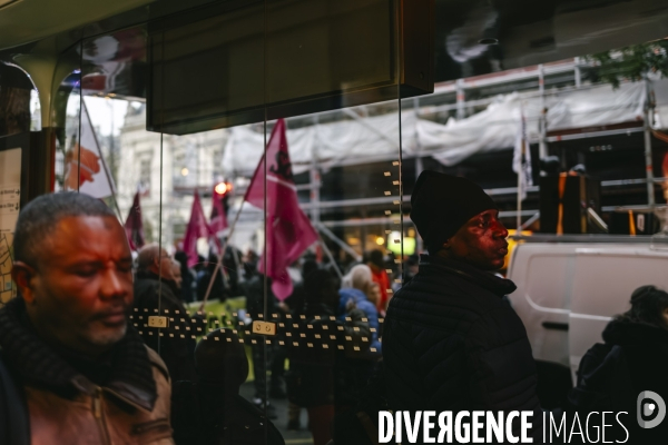 Manifestation de travailleurs sans-papiers