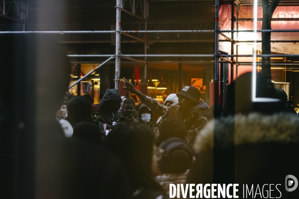 Manifestation de travailleurs sans-papiers