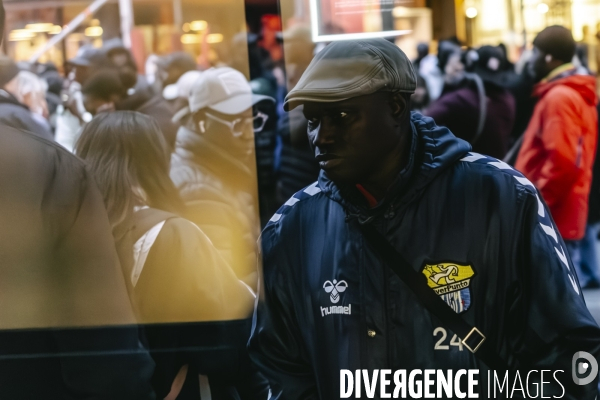 Manifestation de travailleurs sans-papiers