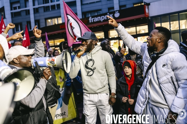 Manifestation de travailleurs sans-papiers