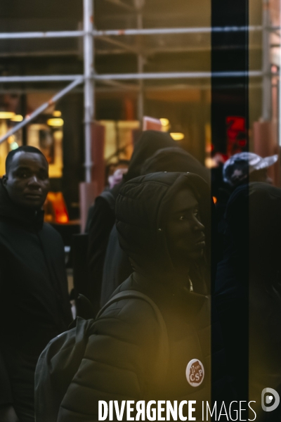 Manifestation de travailleurs sans-papiers