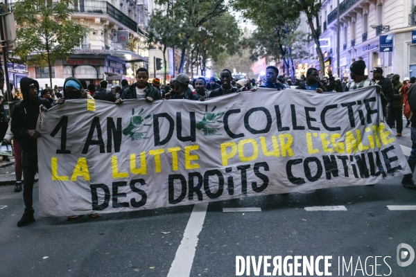 Manifestation de travailleurs sans-papiers