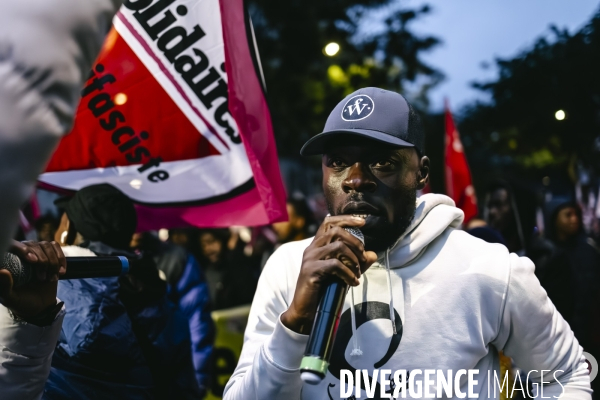 Manifestation de travailleurs sans-papiers