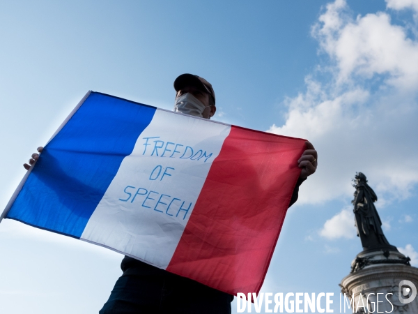 France - hommage a samuel paty - paris