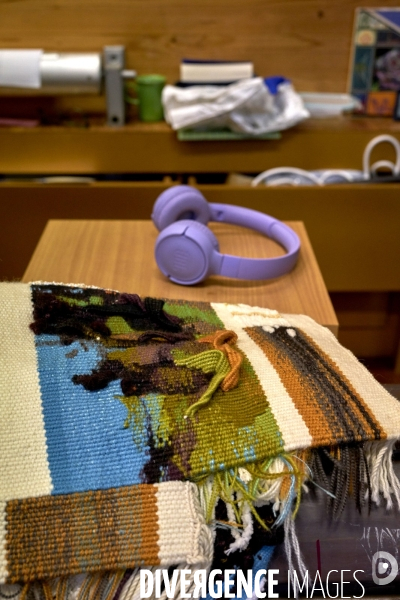 Atelier de tapisserie d’art de La Manufacture des Gobelins à Paris, le 13 novembre 2024.